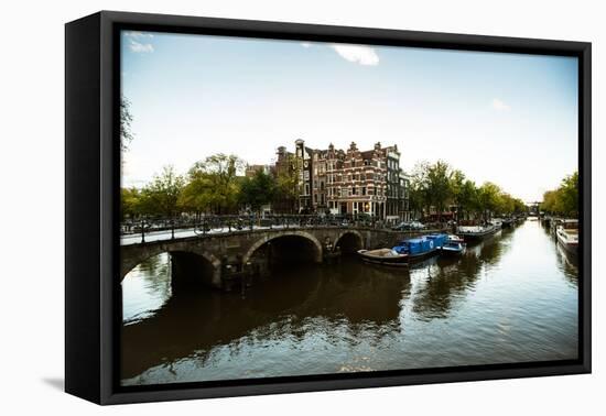 Brouwersgracht Canal-Erin Berzel-Framed Premier Image Canvas