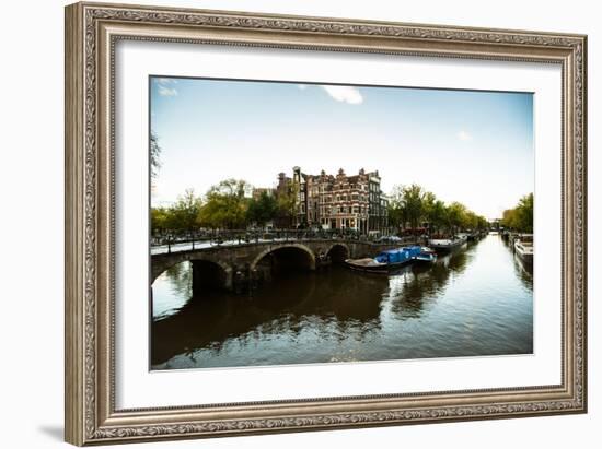 Brouwersgracht Canal-Erin Berzel-Framed Photographic Print