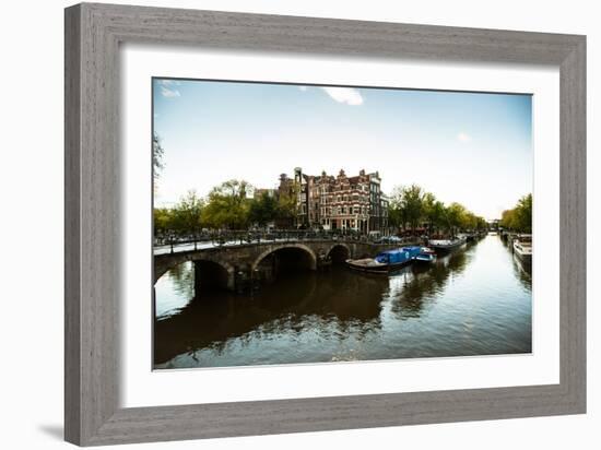 Brouwersgracht Canal-Erin Berzel-Framed Photographic Print