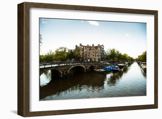 Brouwersgracht Canal-Erin Berzel-Framed Photographic Print