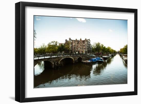Brouwersgracht Canal-Erin Berzel-Framed Photographic Print