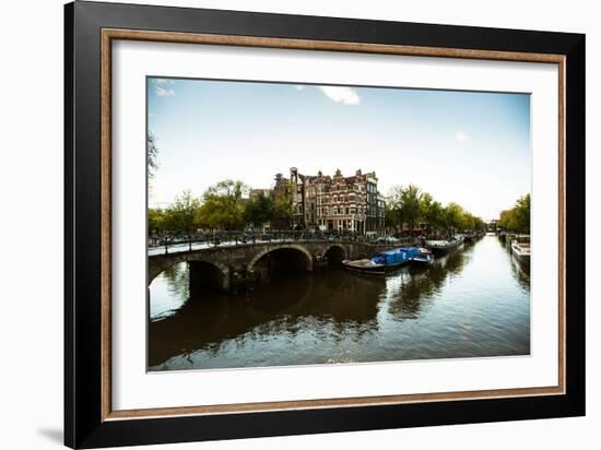 Brouwersgracht Canal-Erin Berzel-Framed Photographic Print