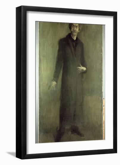 Brown and Gold, 1895-1900 (Oil on Canvas)-James Abbott McNeill Whistler-Framed Giclee Print