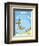 Brown Barbaloots (blue)-Theodor (Dr. Seuss) Geisel-Framed Art Print