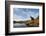 Brown Bear and Mountains, Katmai National Park, Alaska-null-Framed Photographic Print