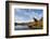 Brown Bear and Mountains, Katmai National Park, Alaska-null-Framed Photographic Print