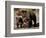 Brown Bear Sow with Cubs Looking for Fish, Katmai National Park, Alaskan Peninsula, USA-Steve Kazlowski-Framed Photographic Print