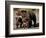 Brown Bear Sow with Cubs Looking for Fish, Katmai National Park, Alaskan Peninsula, USA-Steve Kazlowski-Framed Photographic Print