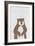 Brown Bear-Annie Bailey Art-Framed Art Print