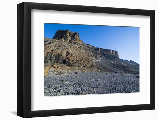 Brown Bluff huge volcanic basalt, Tabarin Peninsula, Antarctica, Polar Regions-Michael Runkel-Framed Photographic Print