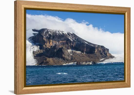 Brown Bluff huge volcanic basalt, Tabarin Peninsula, Antarctica, Polar Regions-Michael Runkel-Framed Premier Image Canvas
