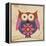 Brown Boho Owl-Hope Smith-Framed Stretched Canvas