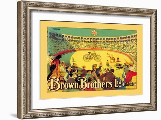 Brown Brothers Bicycles-J. Muntanya-Framed Art Print