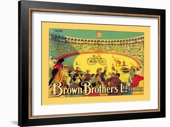 Brown Brothers Bicycles-J. Muntanya-Framed Art Print