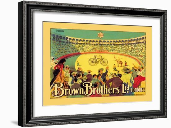 Brown Brothers Bicycles-J. Muntanya-Framed Art Print