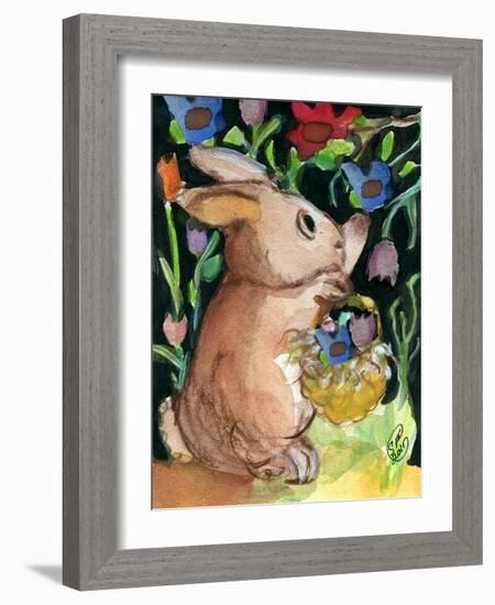 Brown Bunny-sylvia pimental-Framed Art Print