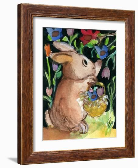 Brown Bunny-sylvia pimental-Framed Art Print