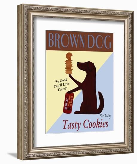 Brown Dog Tasty Cookies-Ken Bailey-Framed Giclee Print