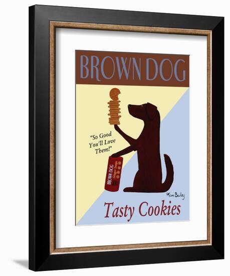 Brown Dog Tasty Cookies-Ken Bailey-Framed Giclee Print