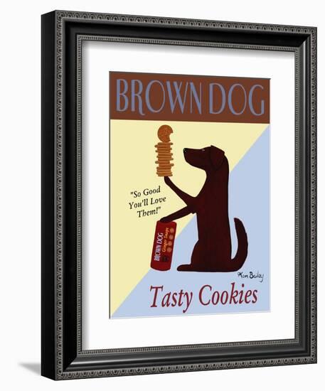 Brown Dog Tasty Cookies-Ken Bailey-Framed Giclee Print