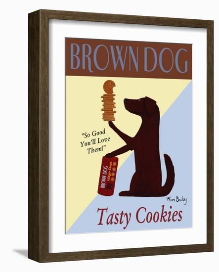 Brown Dog Tasty Cookies-Ken Bailey-Framed Giclee Print