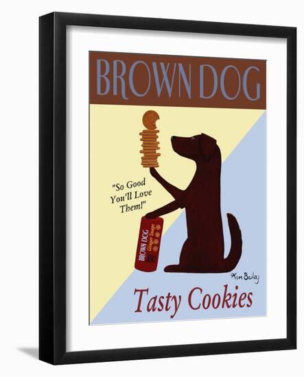 Brown Dog Tasty Cookies-Ken Bailey-Framed Giclee Print