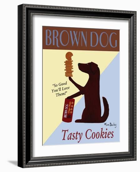 Brown Dog Tasty Cookies-Ken Bailey-Framed Giclee Print