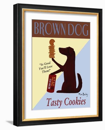 Brown Dog Tasty Cookies-Ken Bailey-Framed Giclee Print