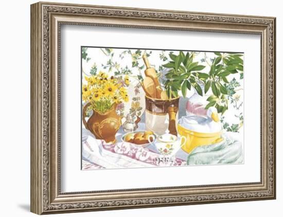 Brown Eggs-Lucinda Derderian-Framed Art Print