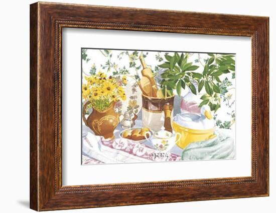 Brown Eggs-Lucinda Derderian-Framed Art Print