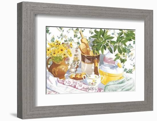 Brown Eggs-Lucinda Derderian-Framed Art Print