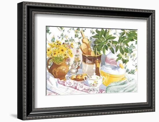 Brown Eggs-Lucinda Derderian-Framed Art Print