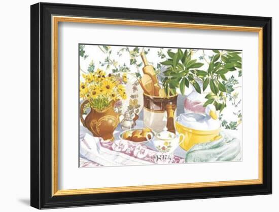 Brown Eggs-Lucinda Derderian-Framed Art Print