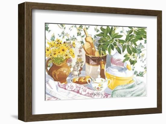 Brown Eggs-Lucinda Derderian-Framed Art Print