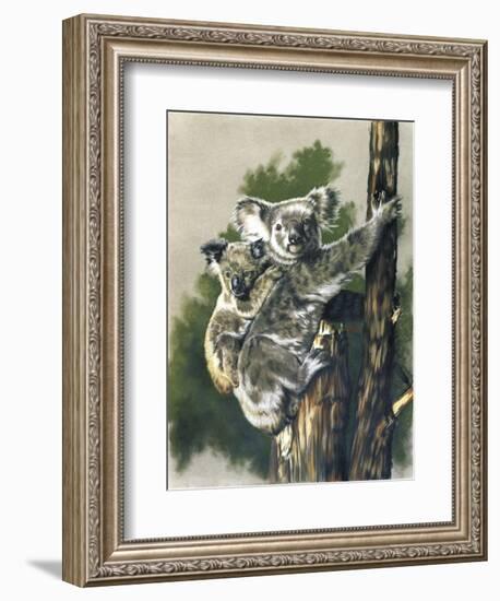 Brown-Eyed Beauties-Barbara Keith-Framed Giclee Print