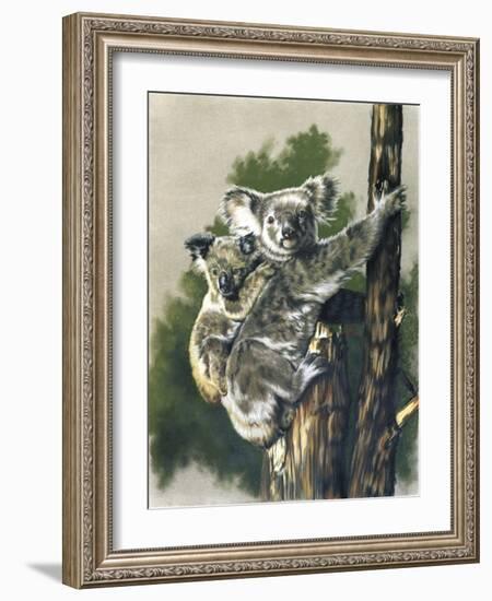 Brown-Eyed Beauties-Barbara Keith-Framed Giclee Print