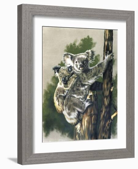 Brown-Eyed Beauties-Barbara Keith-Framed Giclee Print