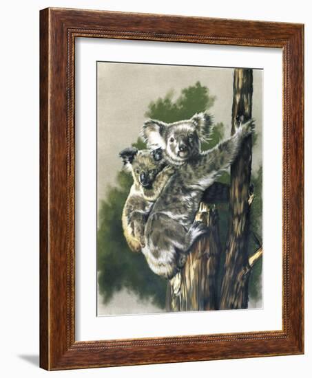 Brown-Eyed Beauties-Barbara Keith-Framed Giclee Print