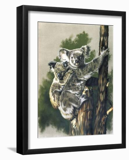 Brown-Eyed Beauties-Barbara Keith-Framed Giclee Print