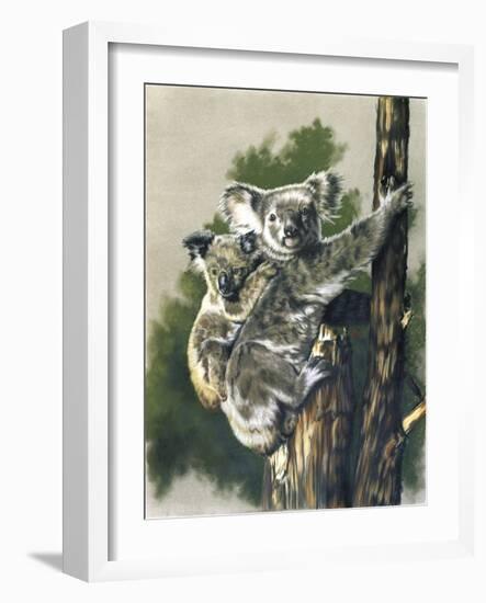 Brown-Eyed Beauties-Barbara Keith-Framed Giclee Print