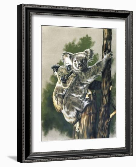 Brown-Eyed Beauties-Barbara Keith-Framed Giclee Print