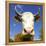 Brown Holstein Cow In The Field Looking At You-Volokhatiuk-Framed Premier Image Canvas