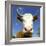 Brown Holstein Cow In The Field Looking At You-Volokhatiuk-Framed Photographic Print