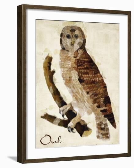 Brown Owl-Mindy Sommers-Framed Giclee Print