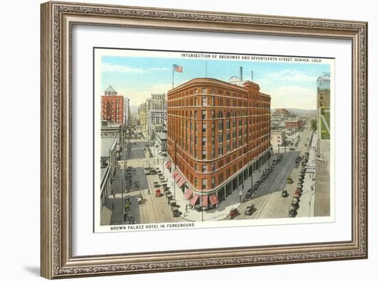 Brown Palace Hotel, Denver, Colorado-null-Framed Art Print