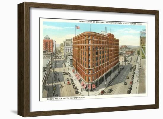 Brown Palace Hotel, Denver, Colorado-null-Framed Art Print