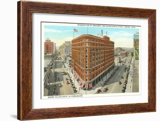 Brown Palace Hotel, Denver, Colorado-null-Framed Art Print