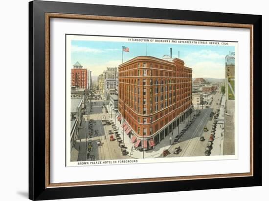 Brown Palace Hotel, Denver, Colorado-null-Framed Art Print