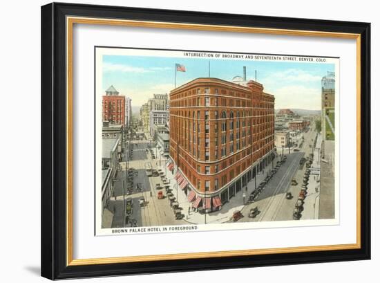 Brown Palace Hotel, Denver, Colorado-null-Framed Art Print