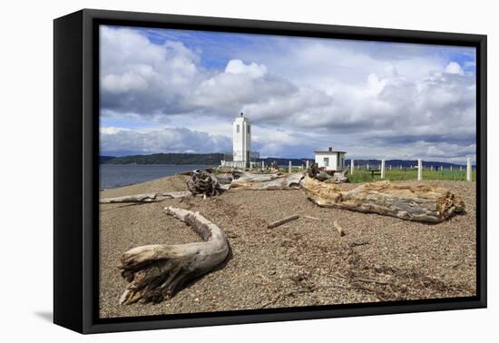 Brown's Point Lighthouse, Tacoma, Washington State, United States of America, North America-Richard Cummins-Framed Premier Image Canvas